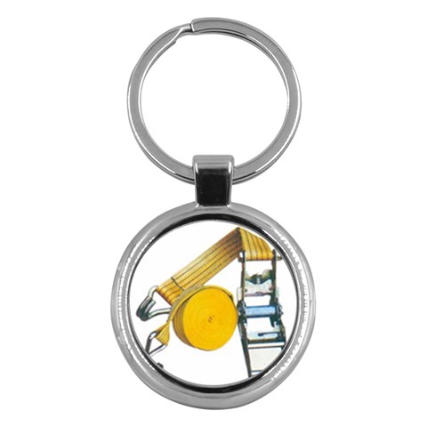 ratchet tie down Key Chain (Round) from ArtsNow.com Front