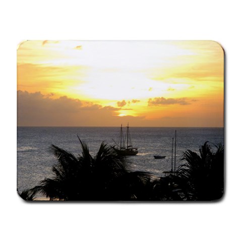 Aruban Sunset Small Mousepad from ArtsNow.com Front