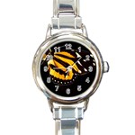 butterfly-pop-art-print-11 Round Italian Charm Watch