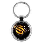 butterfly-pop-art-print-11 Key Chain (Round)