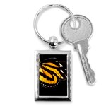 butterfly-pop-art-print-11 Key Chain (Rectangle)