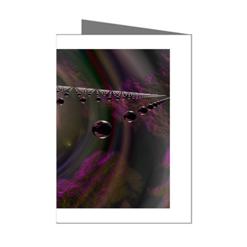 wallpaper_lattice Mini Greeting Cards (Pkg of 8) from ArtsNow.com Left