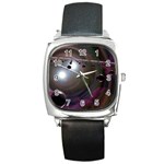 wallpaper_lattice Square Metal Watch