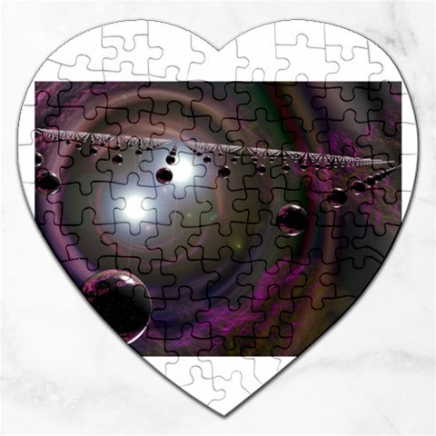 wallpaper_lattice Jigsaw Puzzle (Heart) from ArtsNow.com Front