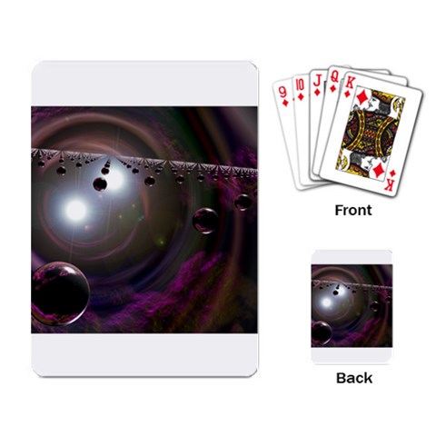 wallpaper_lattice Playing Cards Single Design from ArtsNow.com Back