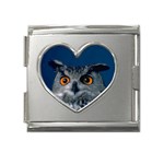 www_pics_am-birds207 Mega Link Heart Italian Charm (18mm)