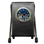 www_pics_am-birds207 Pen Holder Desk Clock