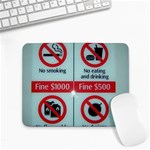 Subway_sign Small Mousepad