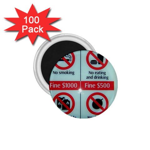 Subway_sign 1.75  Magnet (100 pack)  from ArtsNow.com Front