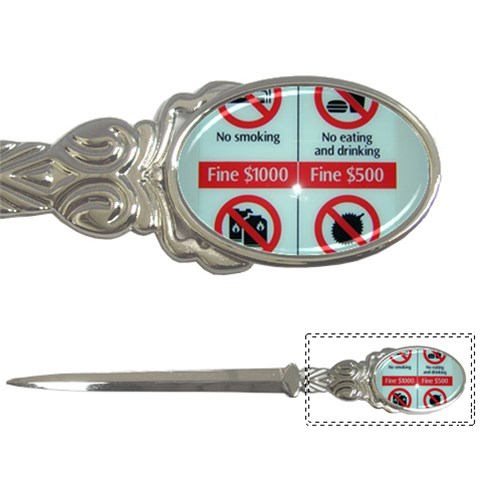 Subway_sign Letter Opener from ArtsNow.com Front
