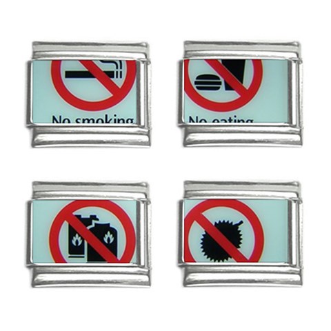 Subway_sign 9mm Italian Charm (4 pack) from ArtsNow.com Front