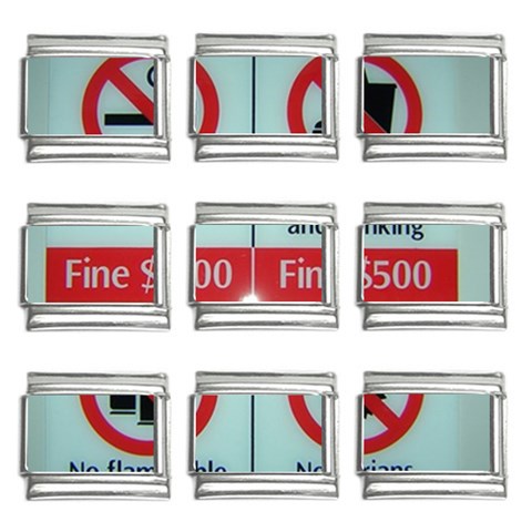 Subway_sign 9mm Italian Charm (9 pack) from ArtsNow.com Front
