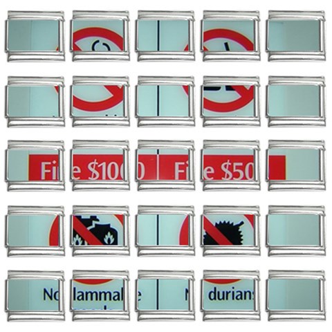Subway_sign 9mm Italian Charm (25 pack) from ArtsNow.com Front