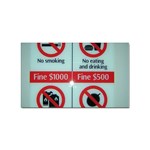 Subway_sign Sticker (Rectangular)