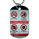 Subway_sign Dog Tag (One Side)