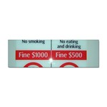 Subway_sign Sticker Bumper (10 pack)