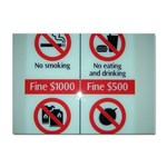 Subway_sign Sticker A4 (10 pack)