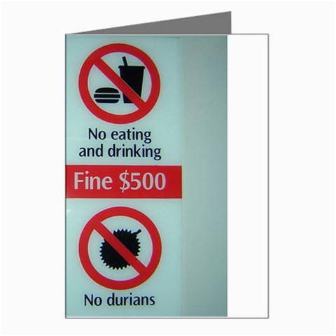 Subway_sign Greeting Card from ArtsNow.com Left