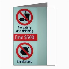 Subway_sign Greeting Cards (Pkg of 8) from ArtsNow.com Left