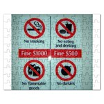 Subway_sign Jigsaw Puzzle (Rectangular)