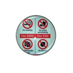 Subway_sign Hat Clip Ball Marker (4 pack)