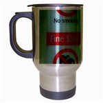 Subway_sign Travel Mug (Silver Gray)
