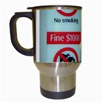 Subway_sign Travel Mug (White)