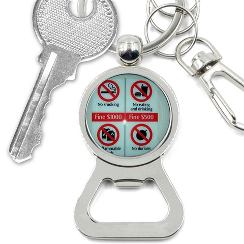 Subway_sign Bottle Opener Key Chain from ArtsNow.com Front