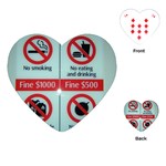 Subway_sign Playing Cards (Heart)