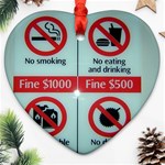 Subway_sign Heart Ornament (Two Sides)