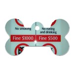 Subway_sign Dog Tag Bone (Two Sides)