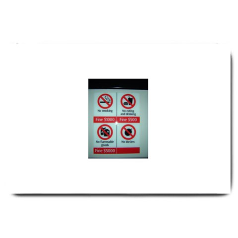 Subway_sign Large Doormat from ArtsNow.com 30 x20  Door Mat