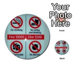 Subway_sign Multi-purpose Cards (Round)