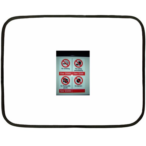 Subway_sign Mini Fleece Blanket(Two Sides) from ArtsNow.com 35 x27  Blanket Front