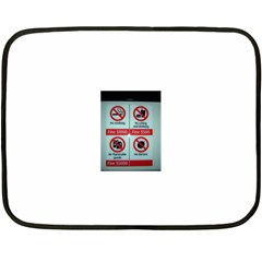 Subway_sign Mini Fleece Blanket(Two Sides) from ArtsNow.com 35 x27  Blanket Front