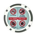 Subway_sign Poker Chip Card Guard (10 pack)