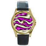 32282-2-317997 Round Gold Metal Watch