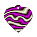 32282-2-317997 Dog Tag Heart (One Side)