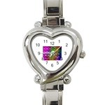 ART-z-100jgp-23302 Heart Italian Charm Watch