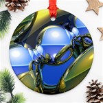 bluegold01b-709182 Ornament (Round)