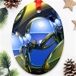 bluegold01b-709182 Ornament (Oval)