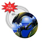 bluegold01b-709182 2.25  Button (10 pack)