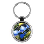 bluegold01b-709182 Key Chain (Round)