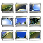 bluegold01b-709182 9mm Italian Charm (9 pack)