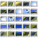 bluegold01b-709182 9mm Italian Charm (25 pack)
