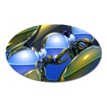 bluegold01b-709182 Magnet (Oval)