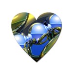 bluegold01b-709182 Magnet (Heart)