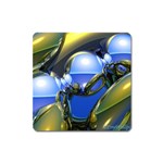 bluegold01b-709182 Magnet (Square)