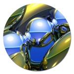 bluegold01b-709182 Magnet 5  (Round)
