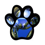 bluegold01b-709182 Magnet (Paw Print)